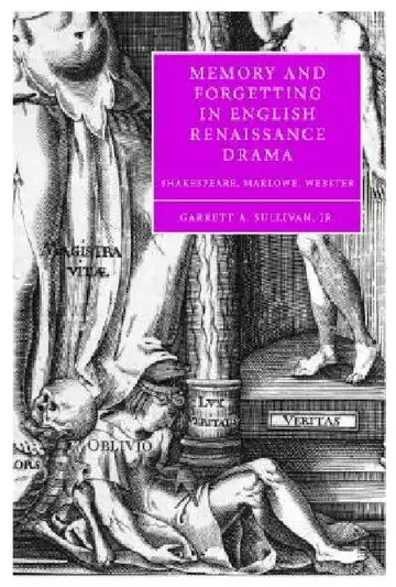 Cover of Memory and Forgetting in English Renaissance Drama
