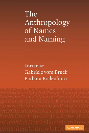 Cover of An Anthropology of Names and Naming