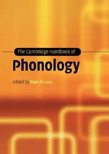 Cover of The Cambridge Handbook of Phonology