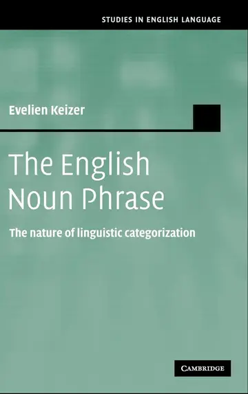 Cover of The English Noun Phrase