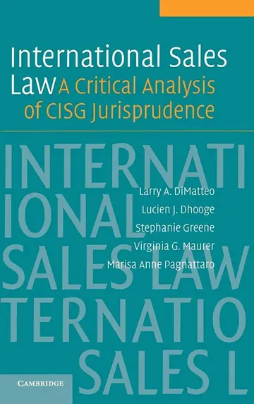 Cover of International Sales Law