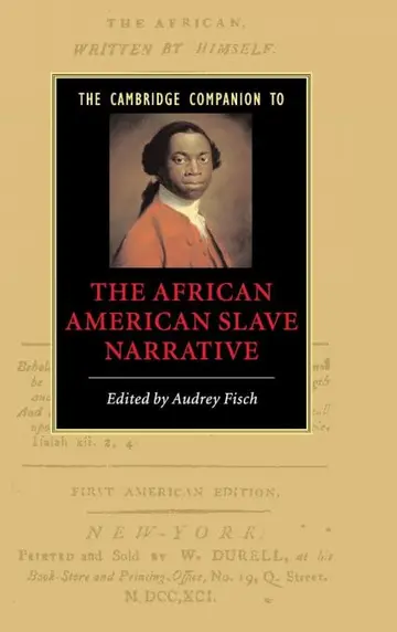 Cover of The Cambridge Companion to the African American Slave Narrative