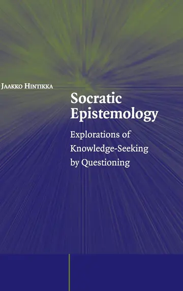 Cover of Socratic Epistemology