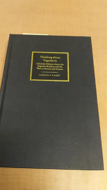 Cover of Thinking about Yugoslavia