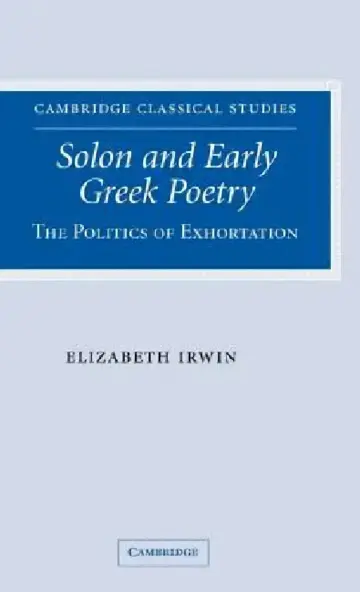 Cover of Solon and Early Greek Poetry