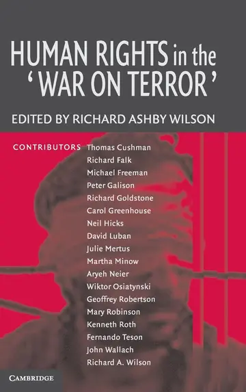 Cover of Human Rights in the 'War on Terror'