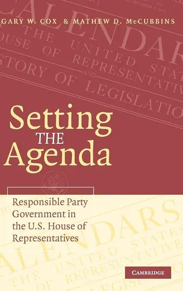 Cover of Setting the Agenda