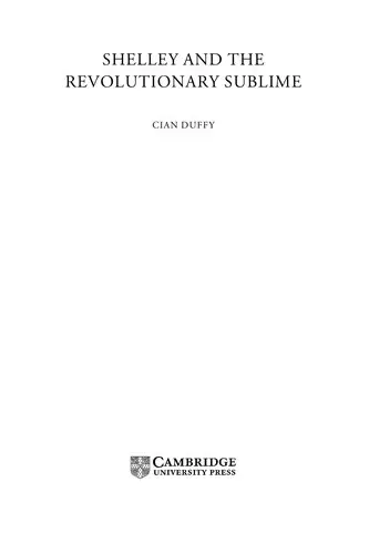 Cover of Shelley and the Revolutionary Sublime