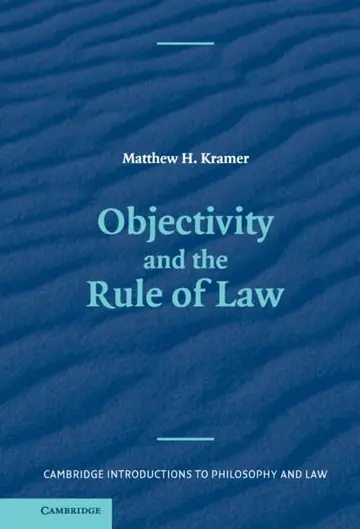 Cover of Objectivity and the Rule of Law