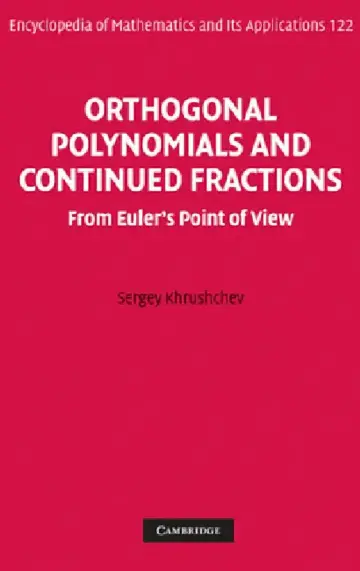 Cover of Orthogonal Polynomials and Continued Fractions