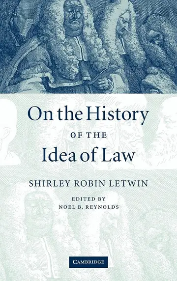 Cover of On the History of the Idea of Law