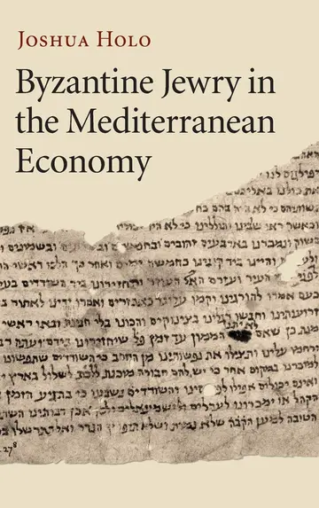 Cover of Byzantine Jewry in the Mediterranean Economy