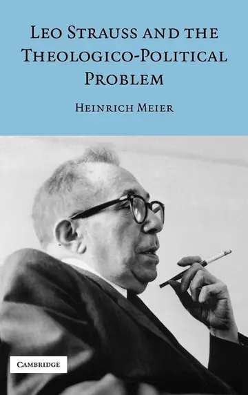 Cover of Leo Strauss and the Theologico-Political Problem