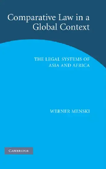 Cover of Comparative Law in a Global Context