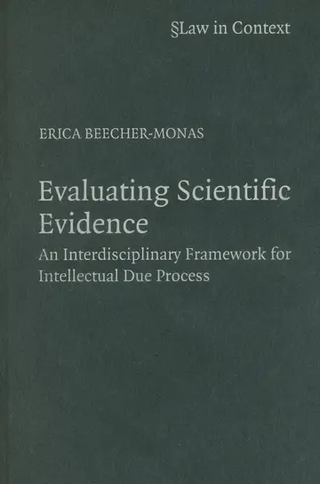 Cover of Evaluating Scientific Evidence