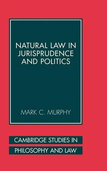 Cover of Natural Law in Jurisprudence and Politics