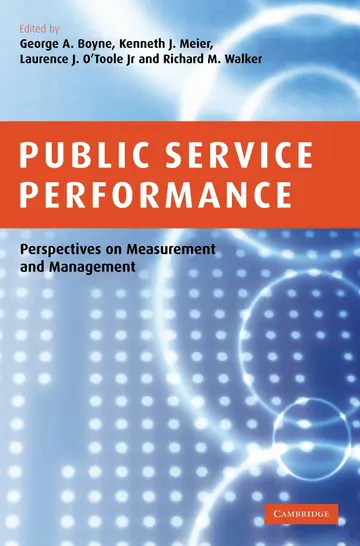 Cover of Public Service Performance