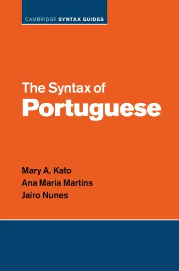 Cover of The Syntax of Portuguese