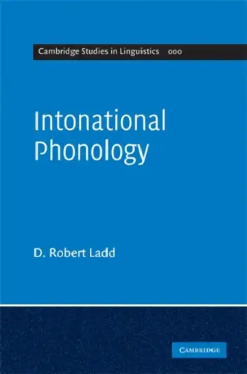 Cover of Intonational Phonology