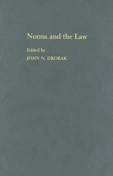 Cover of Norms and the Law