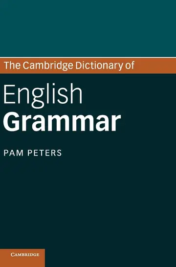 Cover of The Cambridge Dictionary of English Grammar