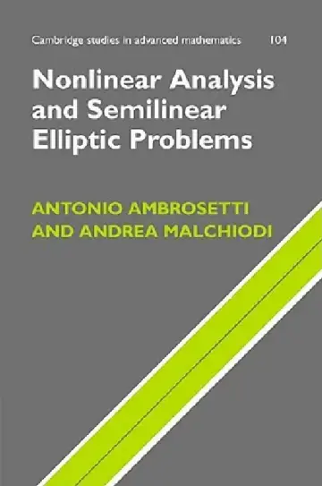 Cover of Nonlinear Analysis and Semilinear Elliptic Problems
