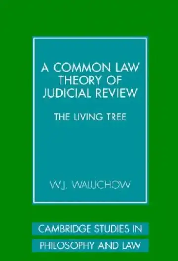 Cover of A Common Law Theory of Judicial Review