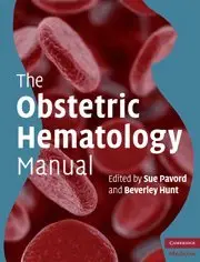 Cover of The Obstetric Hematology Manual