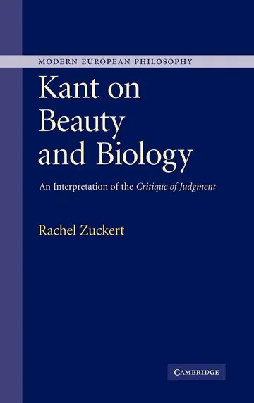 Cover of Kant on Beauty and Biology