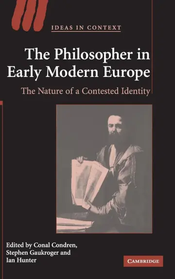Cover of The Philosopher in Early Modern Europe