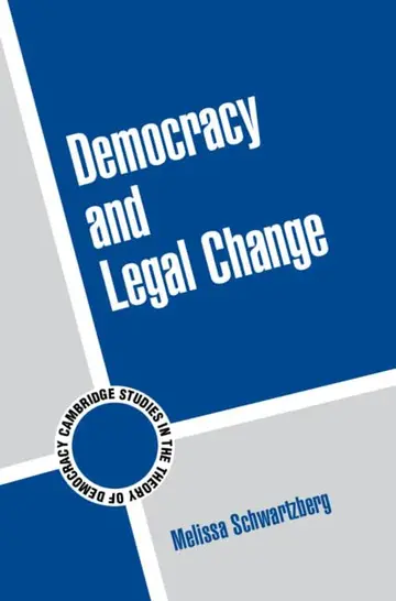 Cover of Democracy and Legal Change