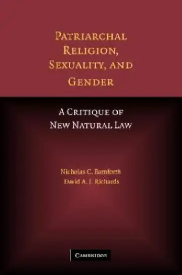 Cover of Patriarchal Religion, Sexuality, and Gender