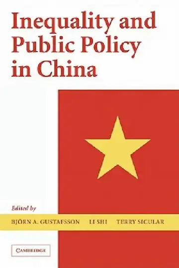 Cover of Inequality and Public Policy in China