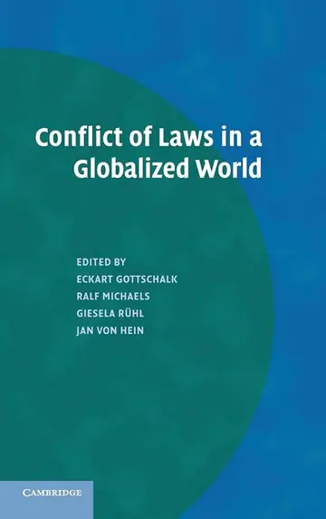 Cover of Conflict of Laws in a Globalized World