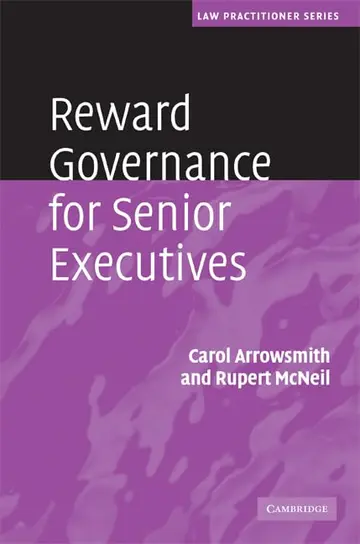 Cover of Reward Governance for Senior Executives