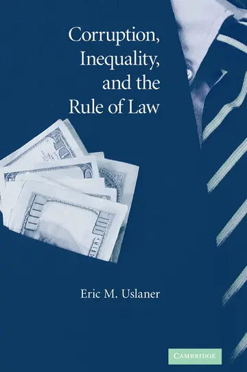 Cover of Corruption, Inequality, and the Rule of Law