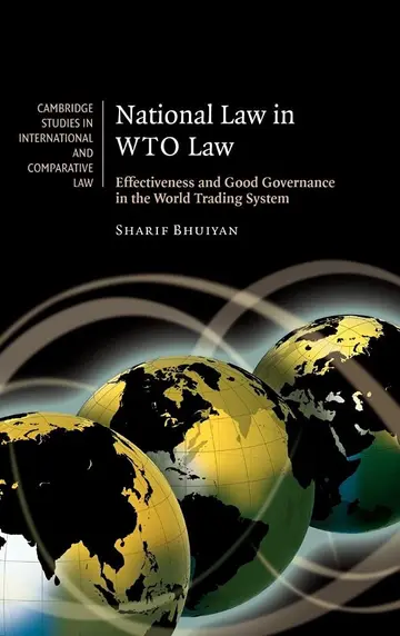 Cover of National Law in WTO Law