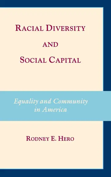 Cover of Racial Diversity and Social Capital