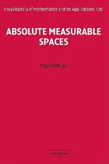 Cover of Absolute Measurable Spaces