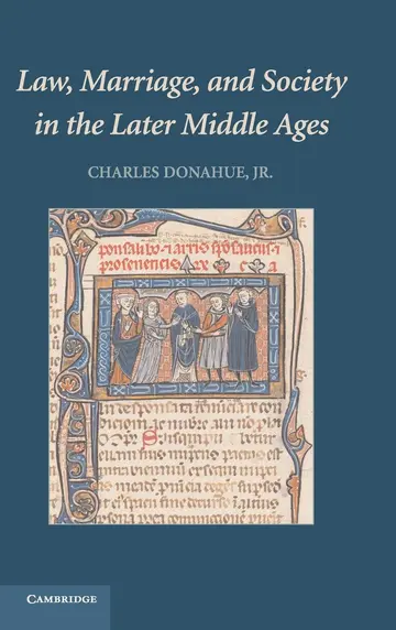 Cover of Law, Marriage, and Society in the Later Middle Ages