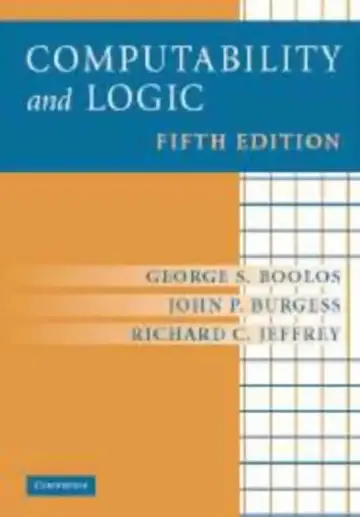 Cover of Computability and Logic