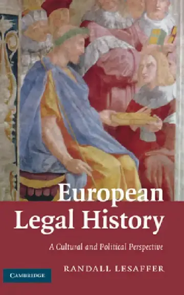 Cover of European Legal History