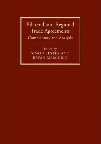 Cover of Bilateral and Regional Trade Agreements