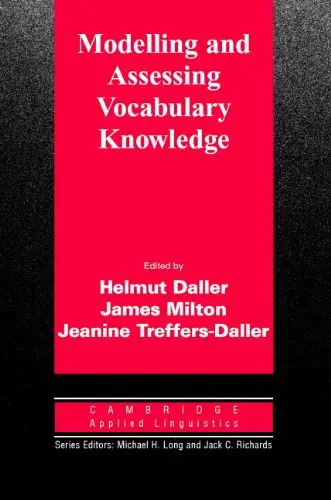 Cover of Modelling and Assessing Vocabulary Knowledge