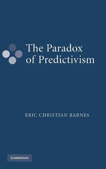 Cover of The Paradox of Predictivism