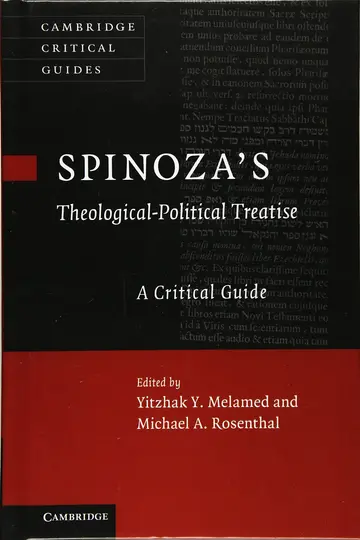 Cover of Spinoza's 'Theological-Political Treatise'