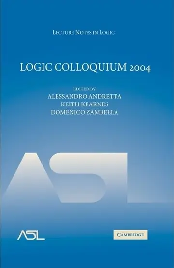 Cover of Logic Colloquium 2004