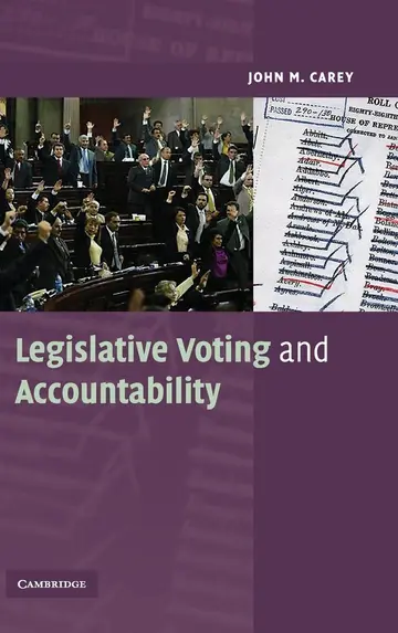 Cover of Legislative Voting and Accountability