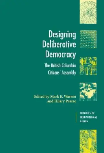 Cover of Designing Deliberative Democracy