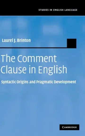Cover of The Comment Clause in English